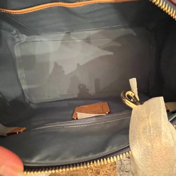 Coach Large Denim Rowan Bag (NWT) - Picture 10 of 16